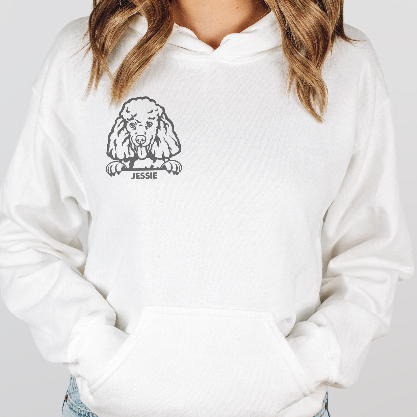 Custom Pet Portrait Hoodie | Personalised Dog Gift | Dog Mum Hoodie | Dog Pet Portrait Hoodie | Gift For Dog Owner | Dog Dad Hoodie