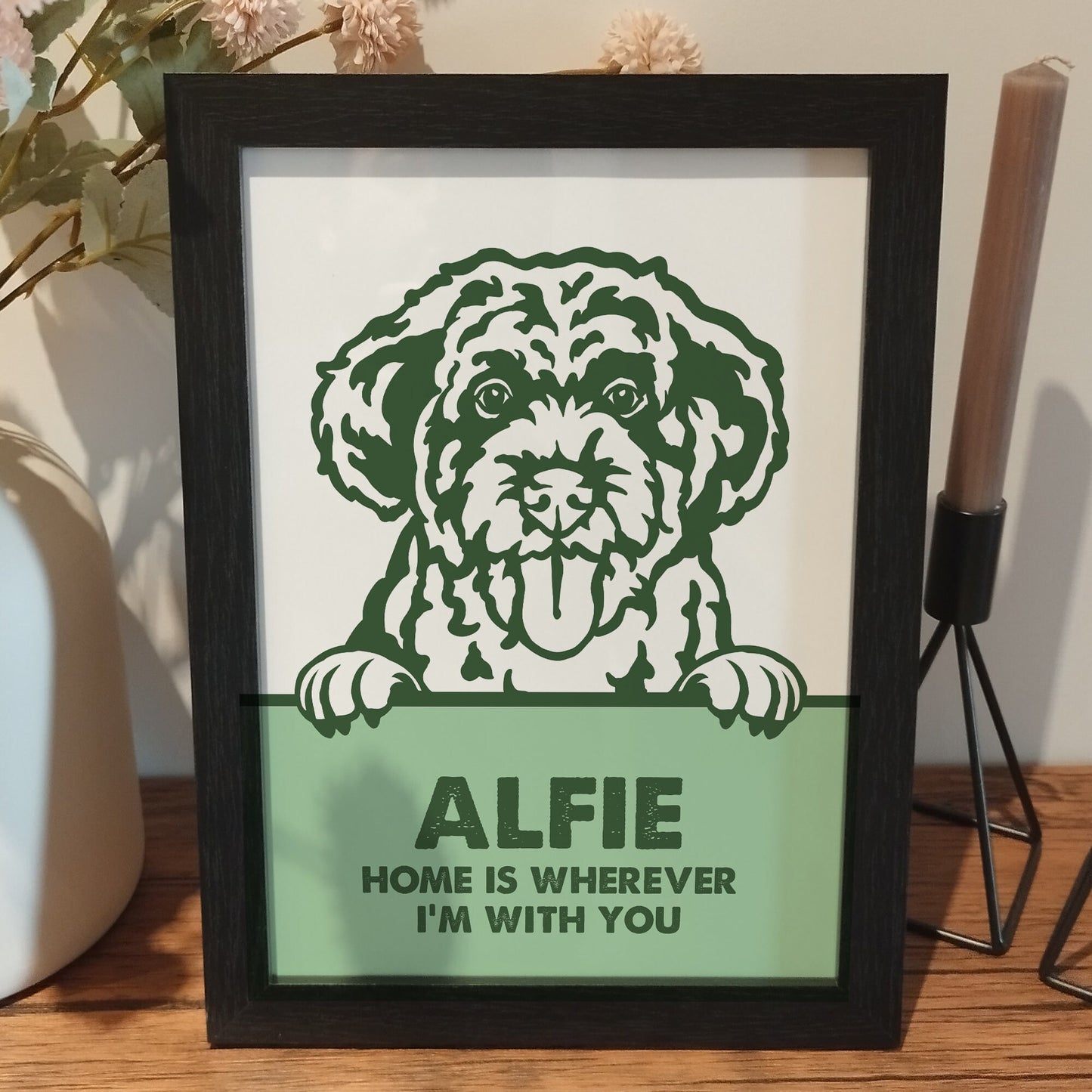 Custom Pet Portrait Print | Personalised Pet Portrait Wall Art | Royal Pet Portrait | Custom Pet Gifts | New Puppy Gifts