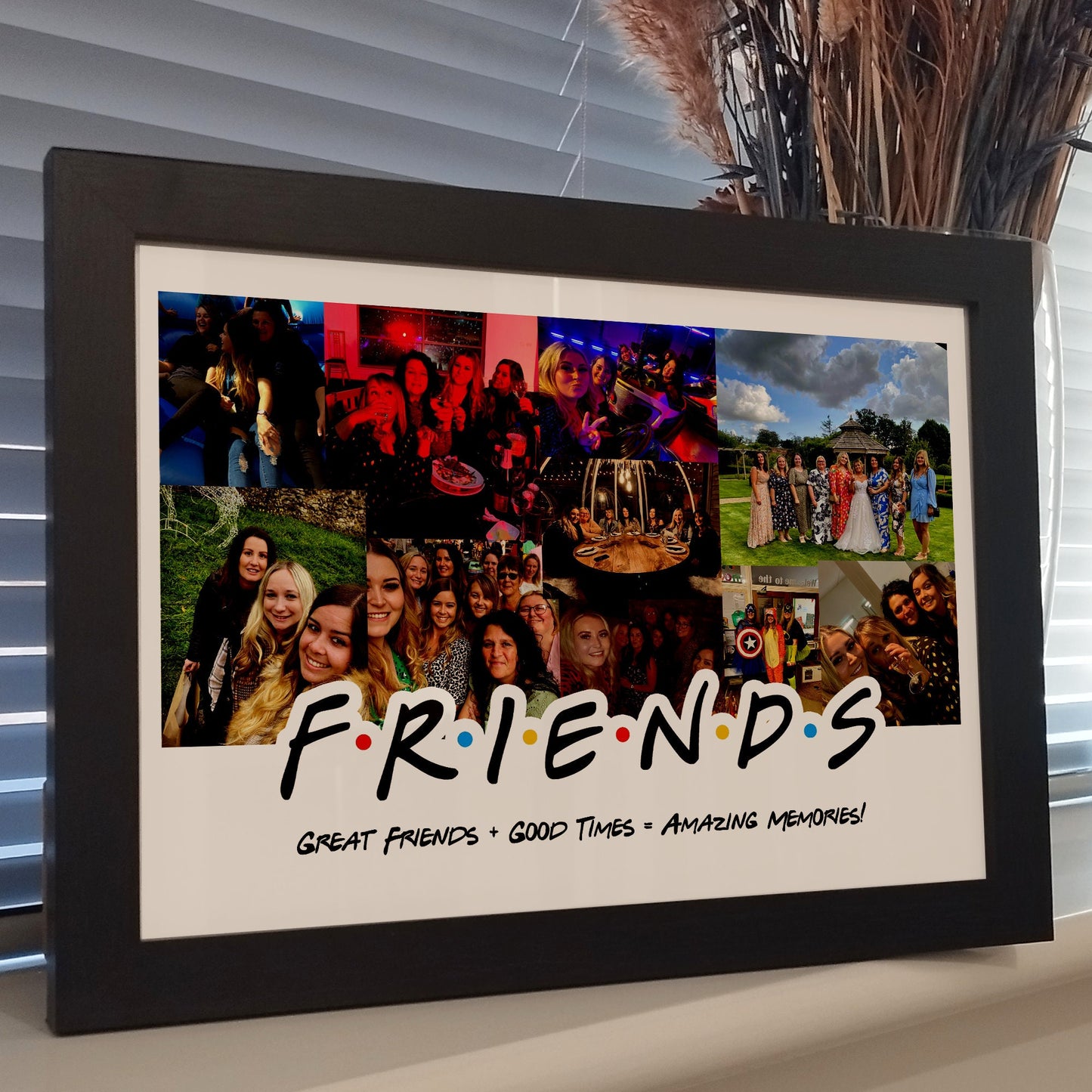 Best Friend Photo Collage Print | Personalized BFF Photo Collage | Best Friend Photo Gift | Bestie Custom Photo Collage | BFF Photo Gift