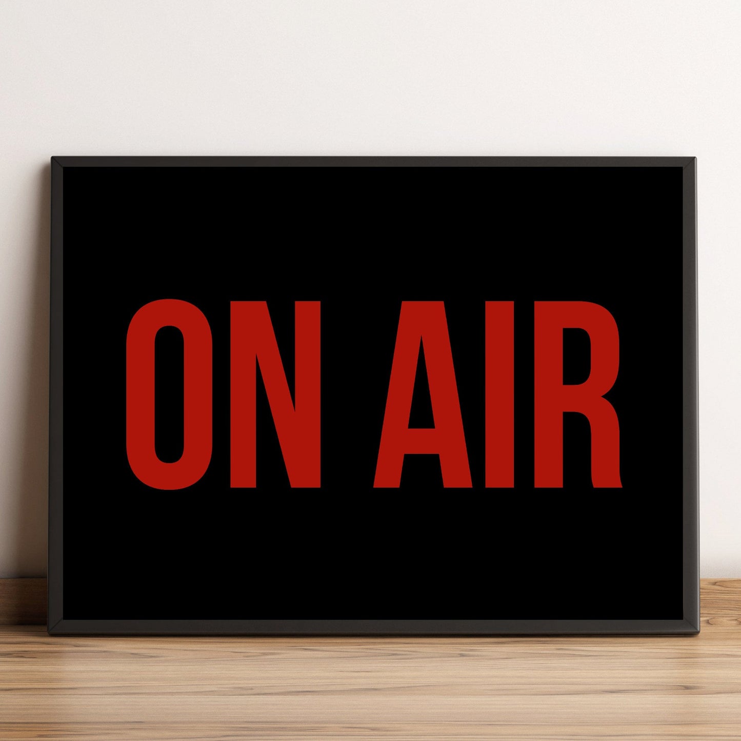 Retro ON AIR Sign Print, Streaming On Air Print, Youtube Twitch Gaming Gifts for Him, Retro Home Wall Decor, Studio Recording Wall Art