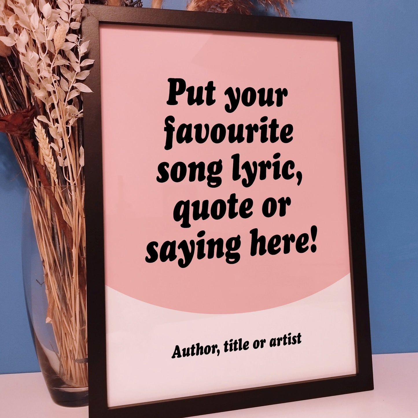 Custom Song Lyric Print Gifts for Couples | Personalised Anniversary Quote Wall Art Gifts for Wedding | Religious Bible Sayings Home Decor