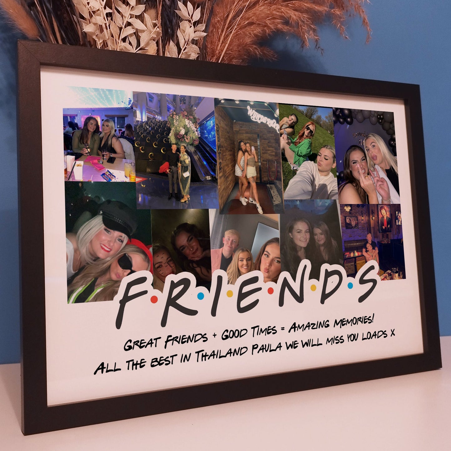 Best Friend Photo Collage Print | Personalized BFF Photo Collage | Best Friend Photo Gift | Bestie Custom Photo Collage | BFF Photo Gift