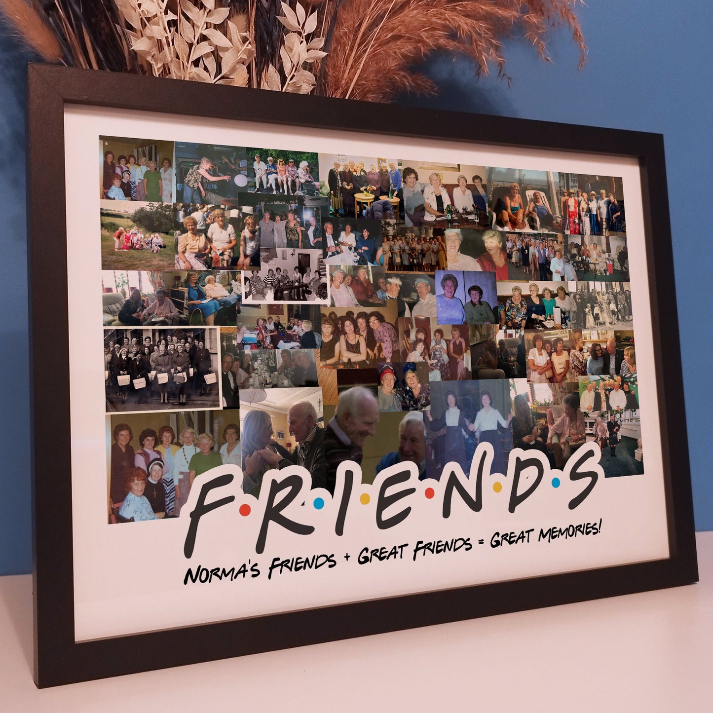 Best Friend Photo Collage Print | Personalized BFF Photo Collage | Best Friend Photo Gift | Bestie Custom Photo Collage | BFF Photo Gift