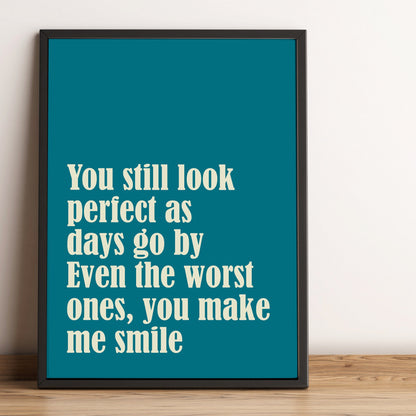 Create A Song Lyric Print | Music Poster | Personalised Wall Art | Typographic | Wedding Song Lyrics | First Dance Song | Song Wall Decor