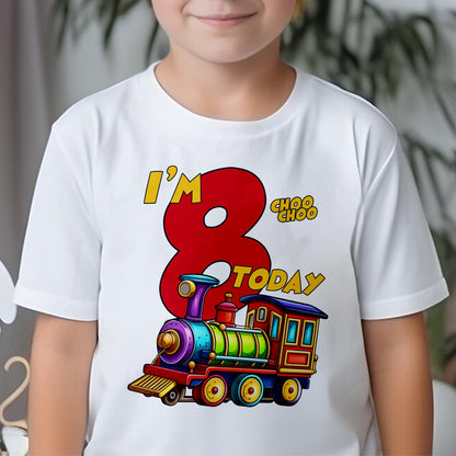 Personalised Toy Train Birthday Hoodie, Any Name Boys Shirt, Kids Train Set T-Shirt, Custom Boys Train Birthday Shirt, Boys Birthday Gifts
