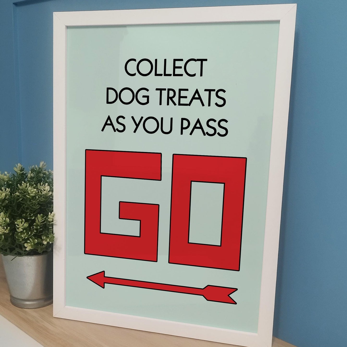 Personalised Monopoly Board Pass GO Print | Custom Monopoly Family Framed Gift | Unique Monopoly Print for Couples | New Home Monopoly Gift